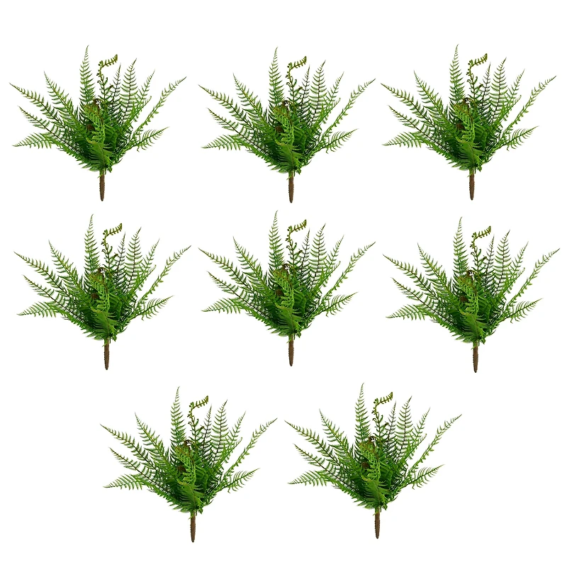 8 Pack: Green Boston Fern Bush by Ashland®