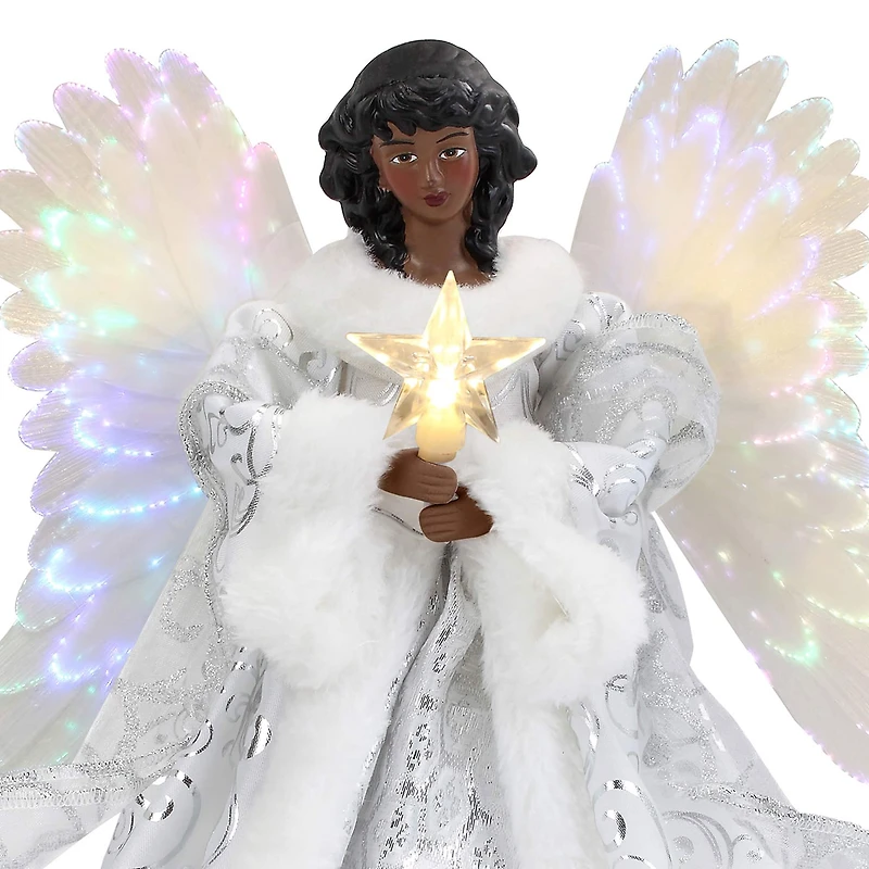 12" Fiber Optic Angel Tree Topper