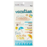 At the Beach Dimensional Stickers by Recollections™ Signature