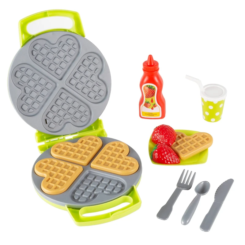 Toy Time Kids Toy Waffle Iron Set With Music & Lights