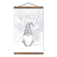 Gnoel Gnome 12x18 Teak Hanging Canvas