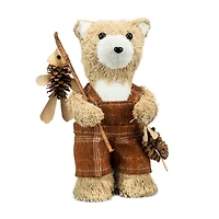 6.75" Fishing Bear Natural Décor by Ashland®