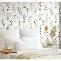 RoomMates Botanical Print Peel & Stick Wallpaper