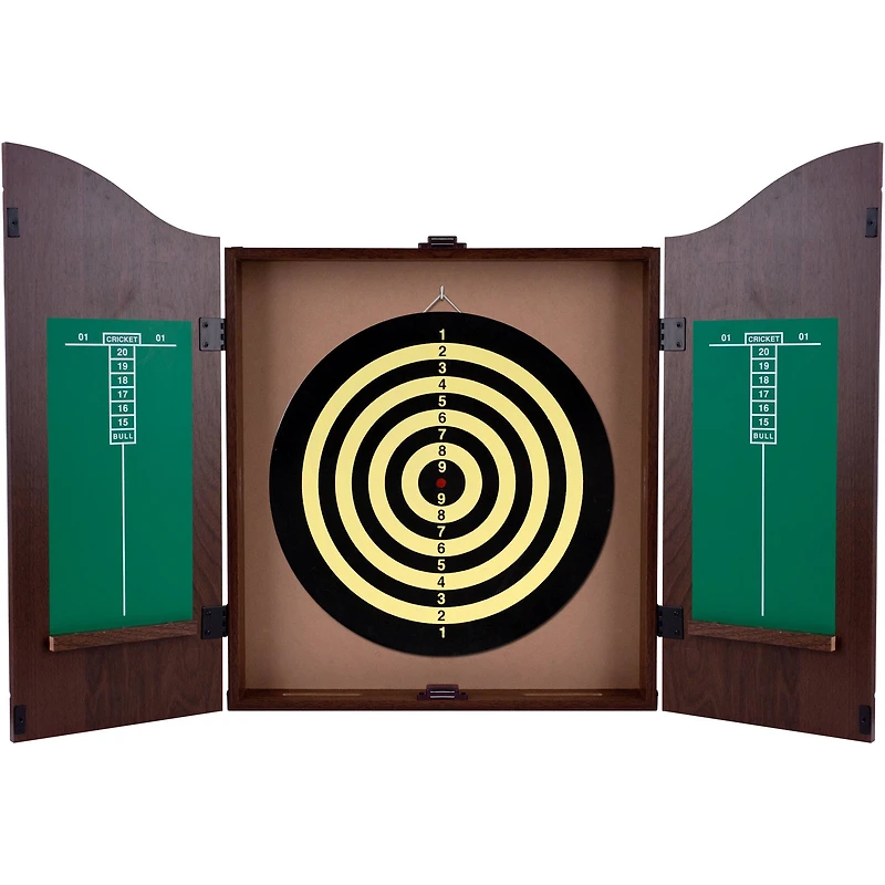 Toy Time King's Head Value Dartboard Cabinet Set