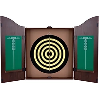 Toy Time King's Head Value Dartboard Cabinet Set
