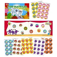 TREND Enterprises® All in Good Pun Sticker Collector Albums, 3ct.