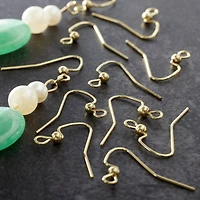 Fishhook Earring with Ball by Bead Landing