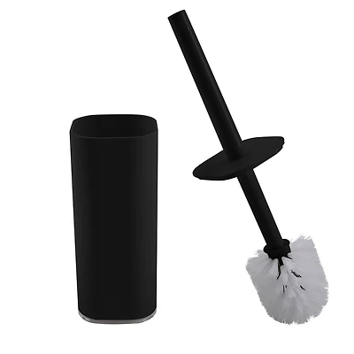 Bath Bliss Black Acrylic Toilet Brush Set