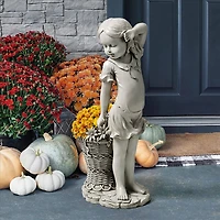 Design Toscano 21.5" Little Miss Frances Garden Statue