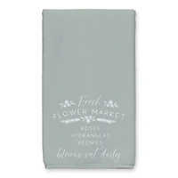 Mint Flower Market Tea Towel Set