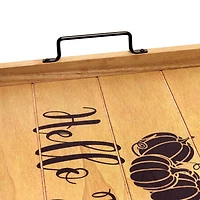 Elegant Designs™ 15.5" Hello Fall Serving Tray with Handles