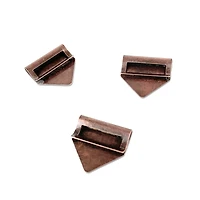 49 And Market Curators Antique Brass Metal Index Clips, 8ct.