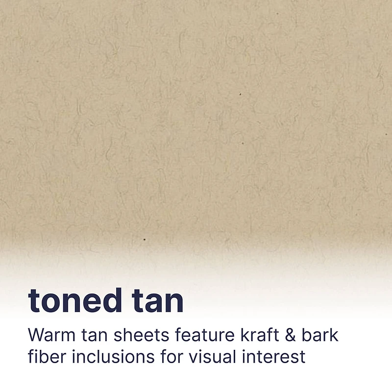 Strathmore Toned Sketch Paper Pad, 400 Series, 50 Sheets, 9" x 12