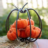 Flora Bunda® Beaded Orange Pumpkins Set