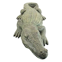 Design Toscano 37" The Swamp Beast Crocodile Garden Statue