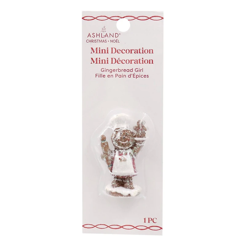 Mini Gingerbread Baker Girl Decoration by Ashland®
