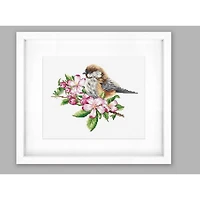 Luca-s The Tit On The Branch Counted Cross Stitch Kit