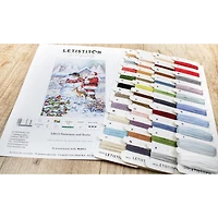 Letistitch Snowman And Santa Counted Cross Stitch Kit