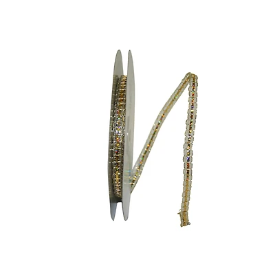 The Ribbon Roll 1/4" x 25yd. Metallic Wired Picot Ribbon