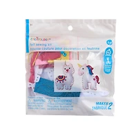 Unicorn & Llama Felt Sewing Kit by Creatology™