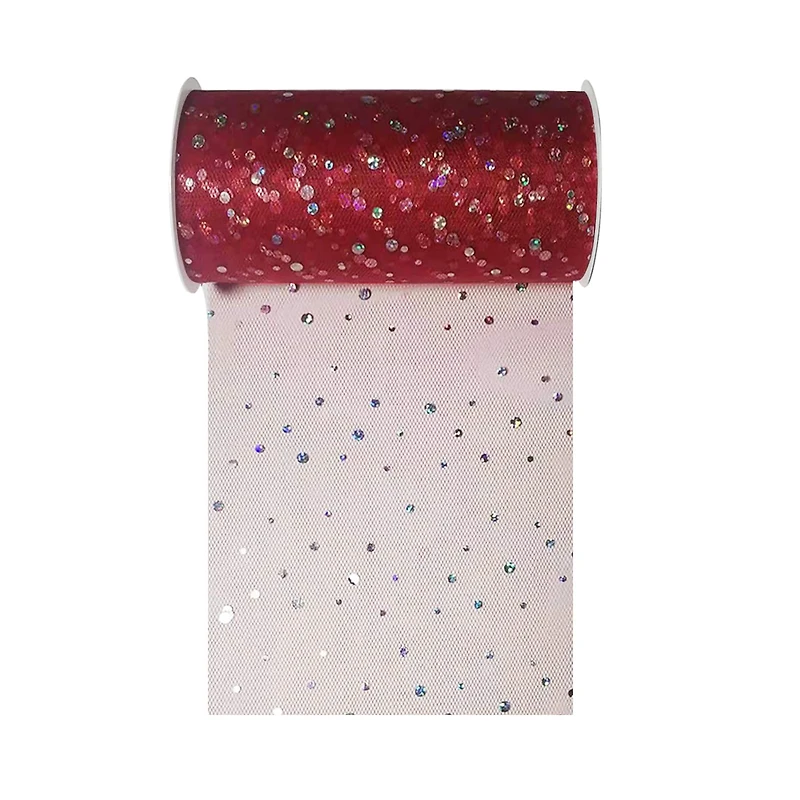 6" x 8yd. Holographic Dot Tulle by Celebrate It