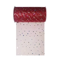 6" x 8yd. Holographic Dot Tulle by Celebrate It