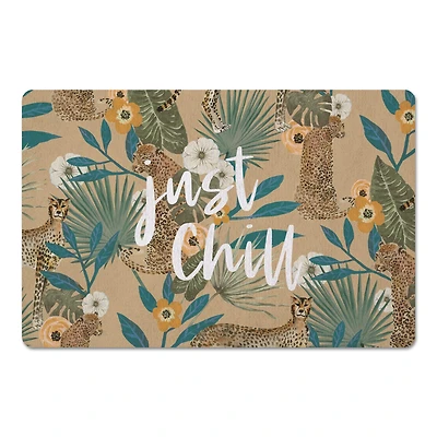 Just Chill Tropical Cheetah Floor Mat