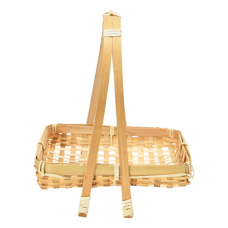 Hello Honey® Hand-Woven Bamboo Stand with Removable Tray