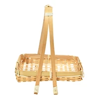 Hello Honey® Hand-Woven Bamboo Stand with Removable Tray