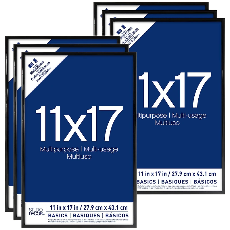 6 Pack: Black Multipurpose Frame