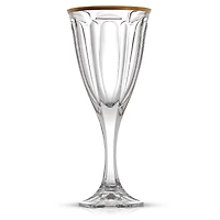 JoyJolt® 8oz. Gold Rimmed Windsor Crystal Red Wine Glasses, 2ct.