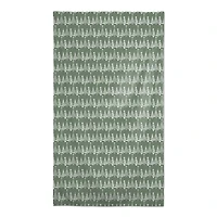 102'' Sage Christmas Tree Pattern Tablecloth