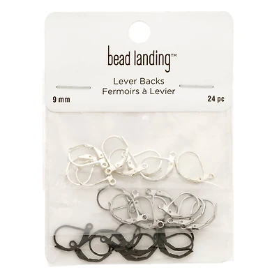 9mm Mixed Lever Backs, 24ct. by Bead Landing™