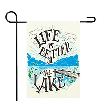 Life is Better at the Lake Garden Flag