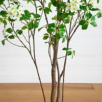 6ft. Potted Dogwood Tree with Real Touch Leaves
