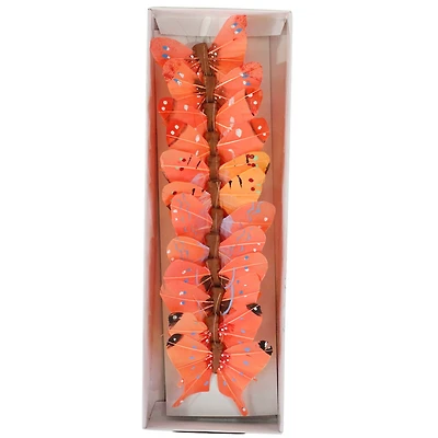 Reliant 3" Orange Butterflies, 12ct.