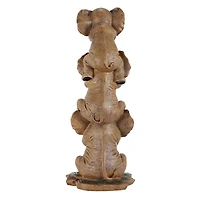 Design Toscano 24" The Hear-No, See-No, Speak-No Evil Elephants