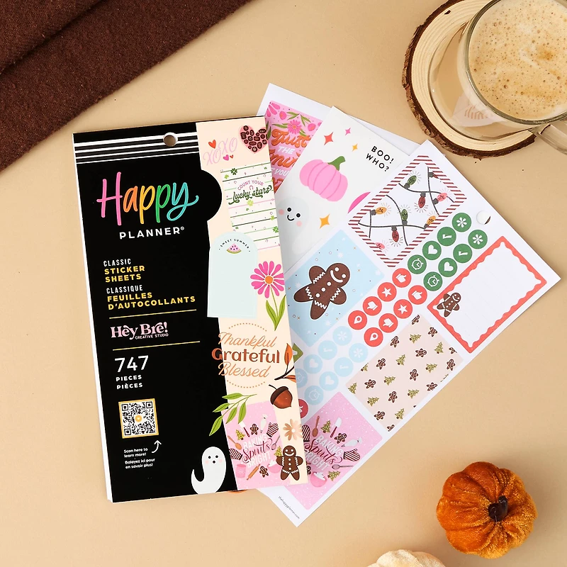 The Classic Happy Planner® Seasons of Joy Sticker Book