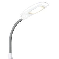 OttLite 64" White LED Floor Lamp with USB and Tablet Stand