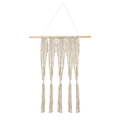 2.5ft. x 2ft. Hand Woven Macrame Wall Hanging Decor
