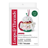 Intermediate Nutcracker Latte Amigurumi Crochet Ornament Kit by Loops & Threads®