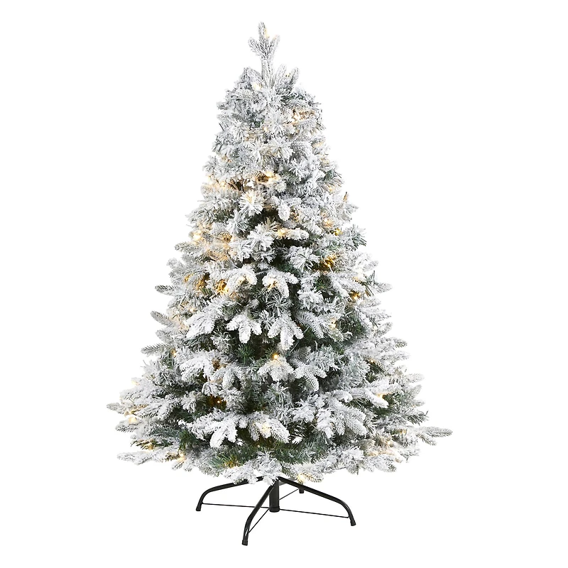 4ft. Pre-Lit Vermont Mixed Pine Artificial Christmas Tree, Clear LED Lights