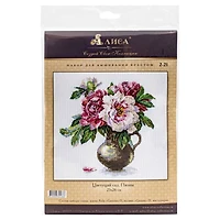 Alisa Blooming Garden. Peonies Cross Stitch Kit