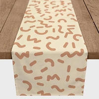 Funky Squiggles 16" x 72" Cotton Twill Runner