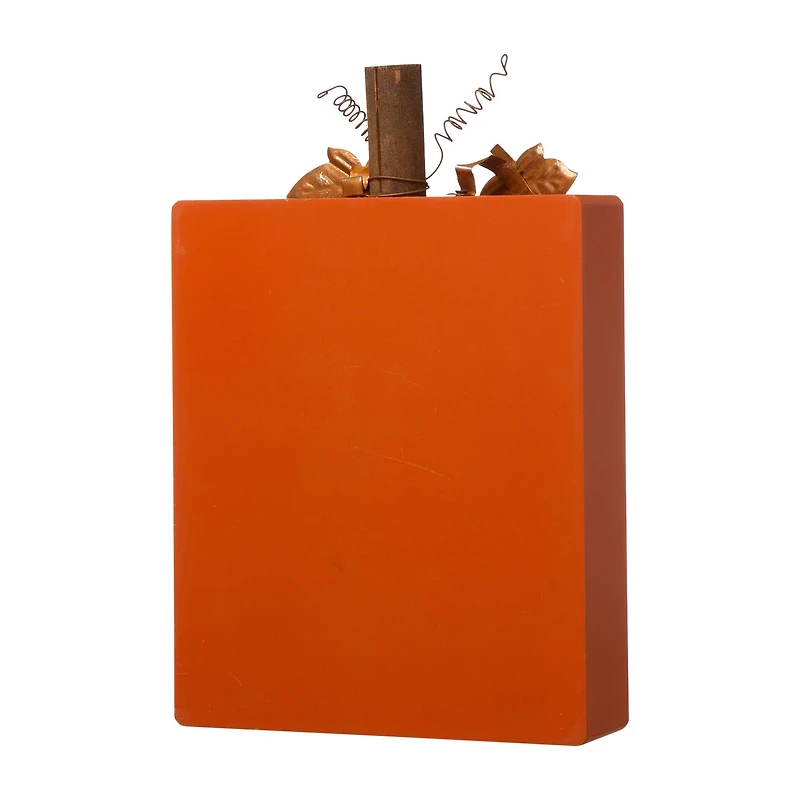 GlitzHome® Fall Wooden Pumpkin Tabletop Sign Set