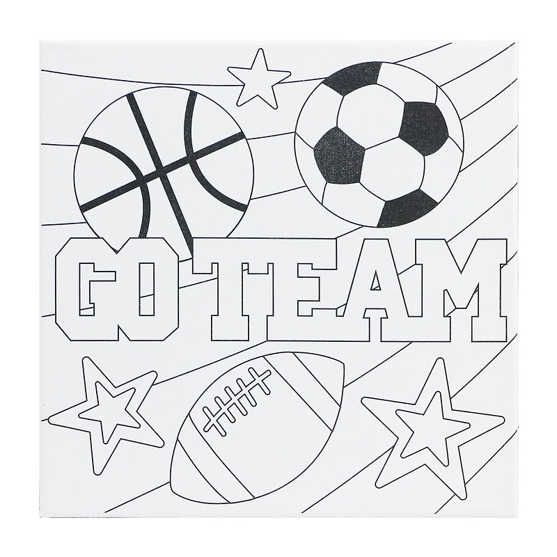 Go Team Canvas Painting Kit by Creatology™