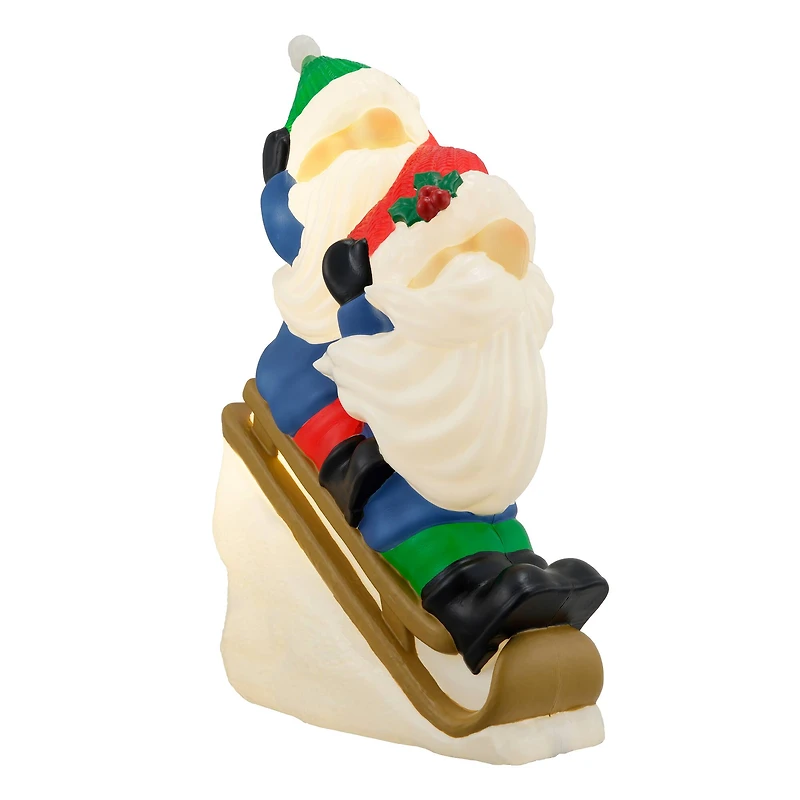 24" Lighted Sledding Gnomes Blow Mold by Ashland®