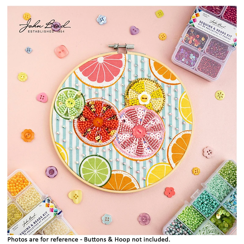 John Bead Mixed Sequins & Beads Kit