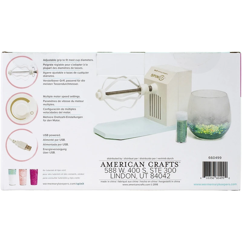 We R Memory Keepers® Spin It™ Motorized Rotary Drying Tool