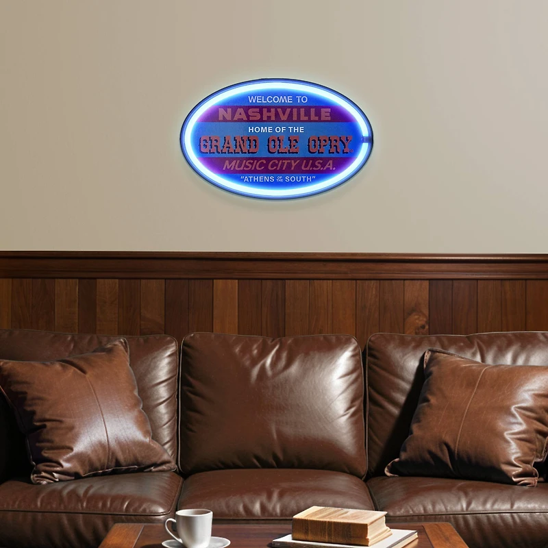 American Art Decor Grand Ole Opry LED Rope Wall Sign - 16" x 10"